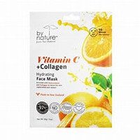 Vitamin C and collagen sheet mask